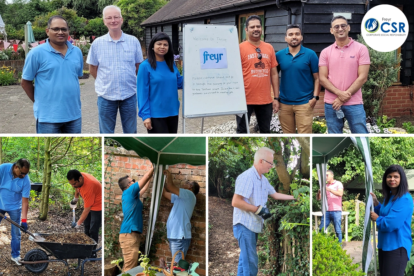 Freyr UK Cultivates Community Spirit Through Volunteering Initiative at Thrive