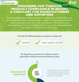 Preparing for Tobacco Product Compliance in Brazil: A Checklist for Manufacturers and Importers